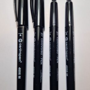 470200 Pernmanetní popisovač CD/DVD/BD trojhranný - černá barva.