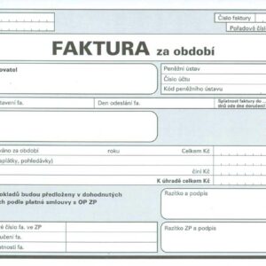 110310 Faktura za období - samopropisovací A5