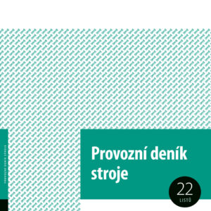 167890 Provozní deník stroje A4, EKO.