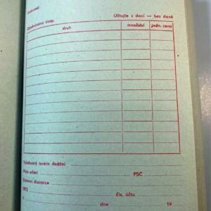 167400 Objednací list A5, číslovaný (3 x 50), EKO.