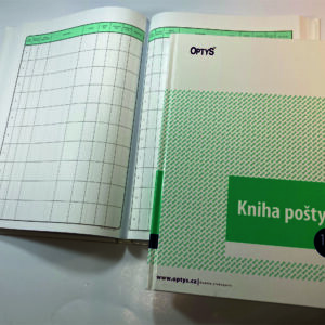 167721 Kniha pošty A4 - 160 listů, pevná vazba.
