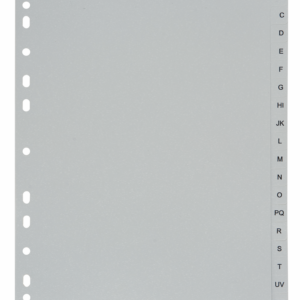 250390 rozřaďovač A4 - plastový, A-Z