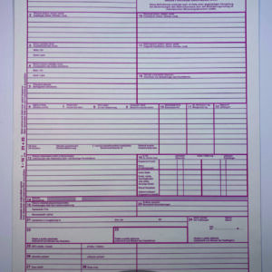 250982 CMR Mezinárodní nákladní list -  číslovaný,  samopropisovací,  5 listů, (balení 100 ks).