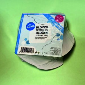 500050 Poznámkový bloček - špalíček lepený - vrtule