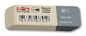 604025 Guma KOH-I-NOOR 6541/40 šedo-bílá